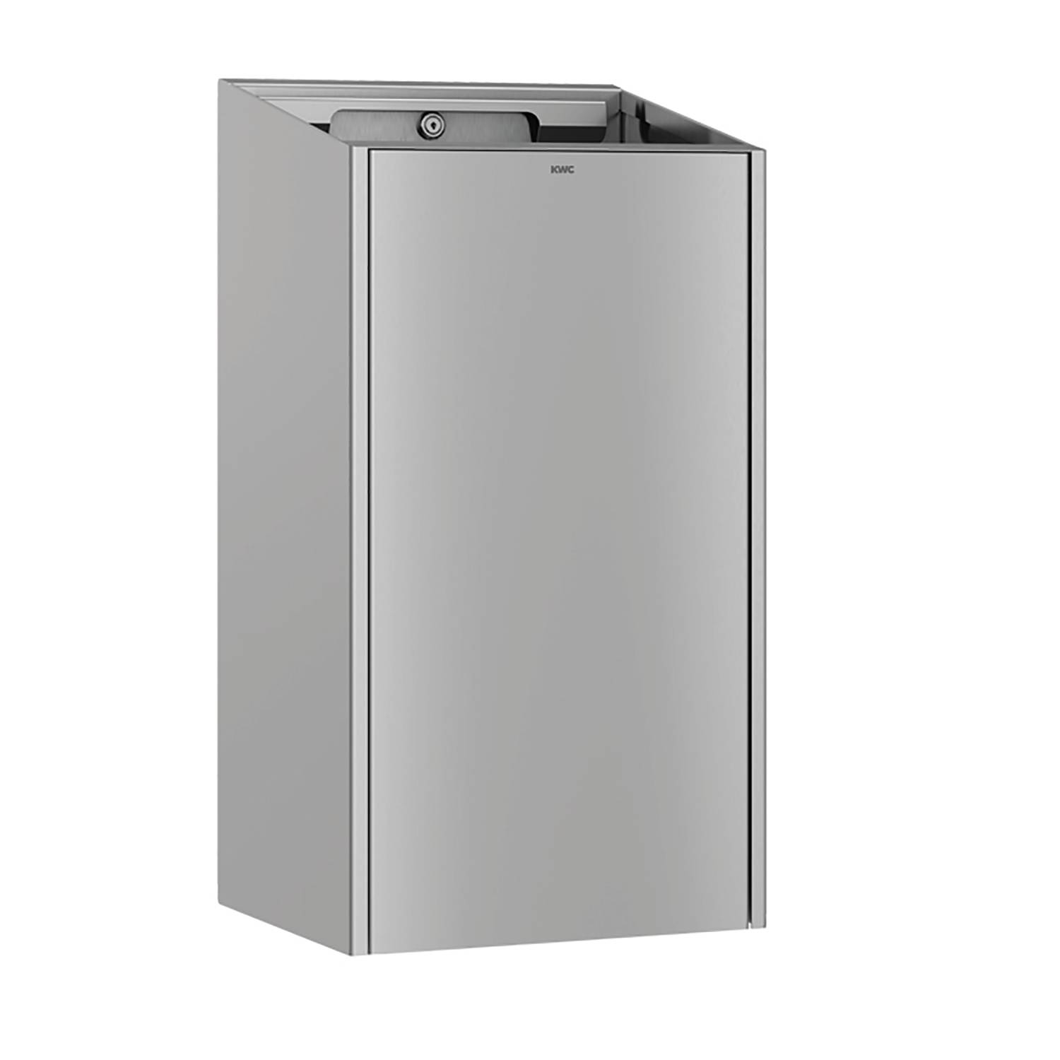 KWC AR Abfallbehälter, EXOS, Edelstahl, Aufputz, 300x572x250 mm, 30l