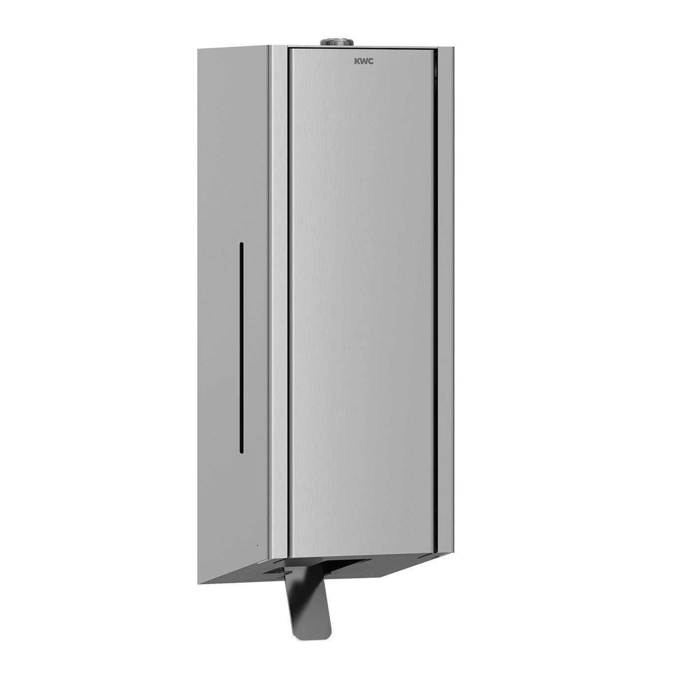 KWC Schaumseifenspender, EXOS, Edelstahl, Aufputz, 120x358x120 mm