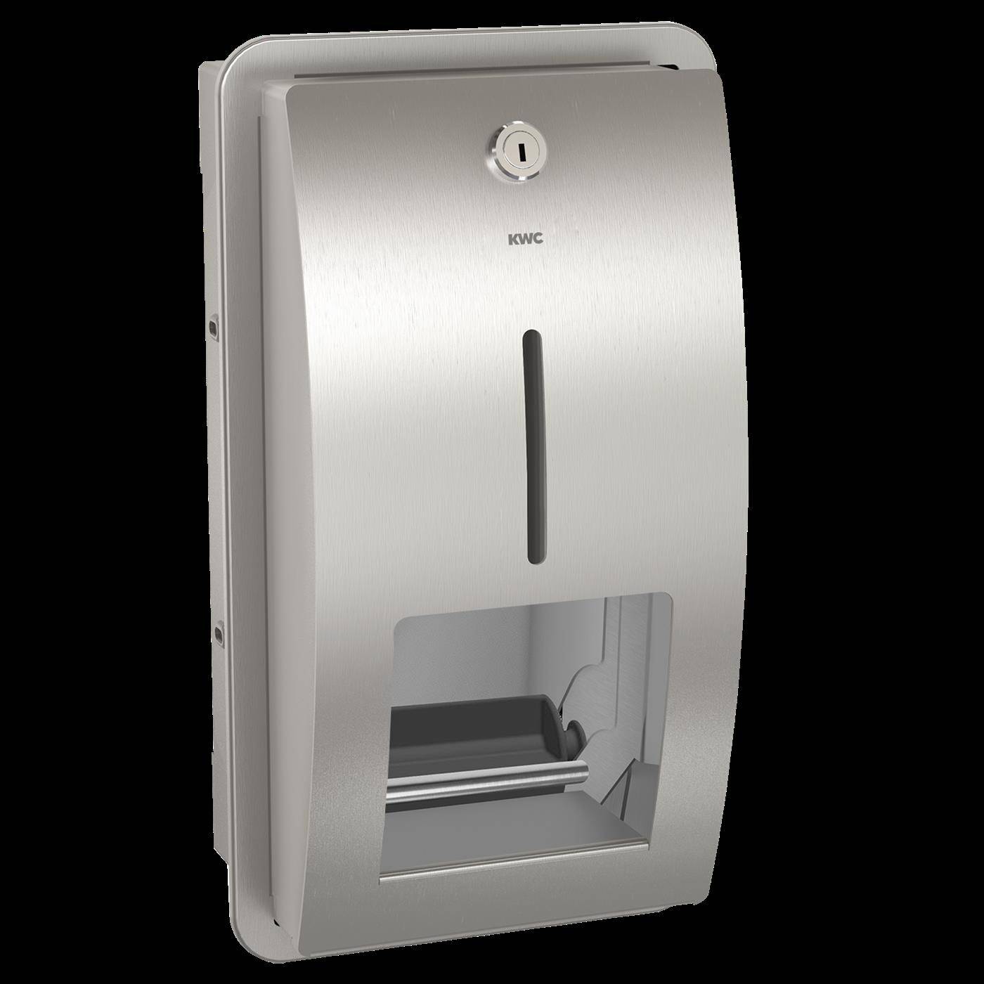 KWC Wc-doppelrollenhalter, STRATOS, Edst, UP, 183x331x142 mm, Spindelsystem