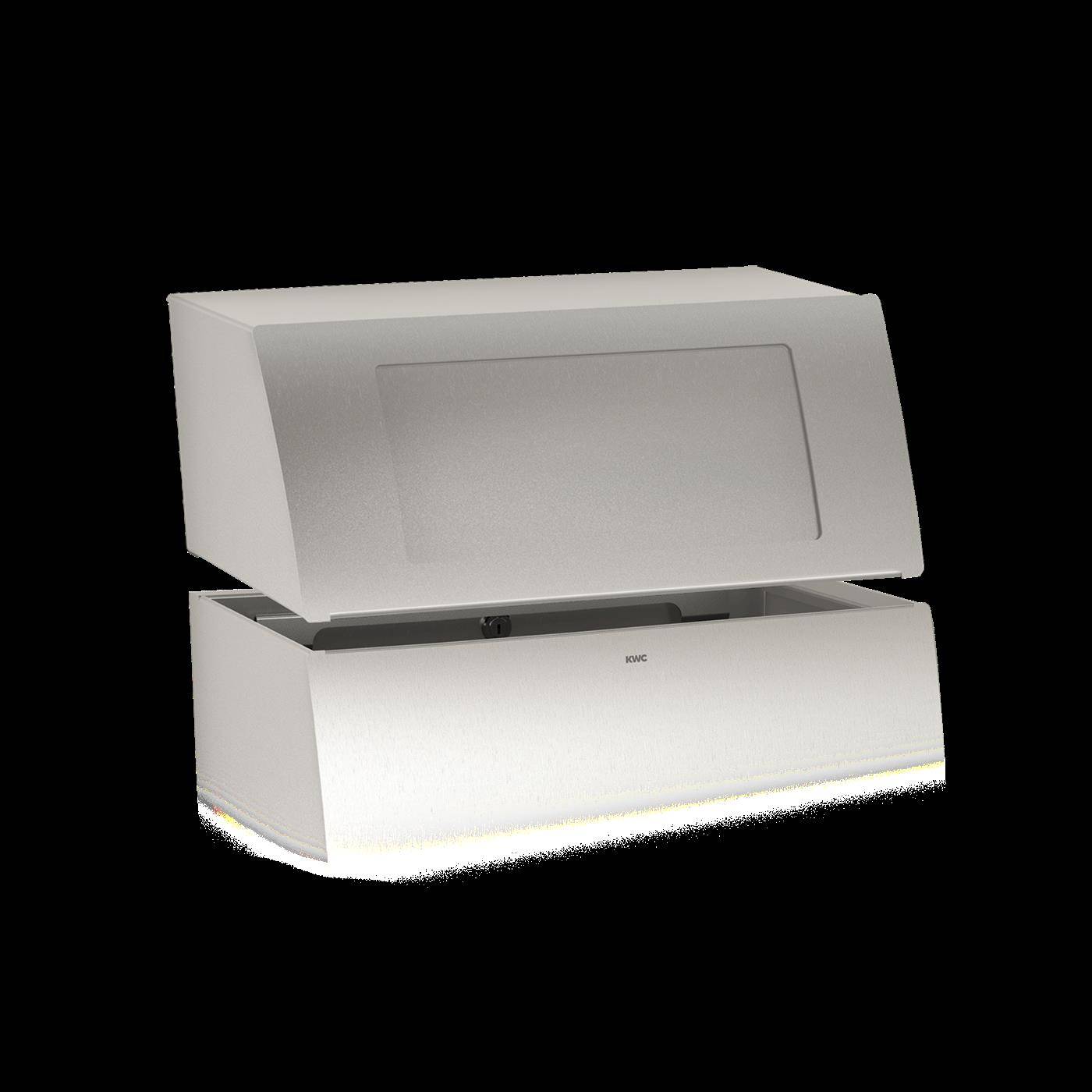 KWC Klappdeckelaufsatz, STRATOS, Edelstahl, 399x185x229 mm