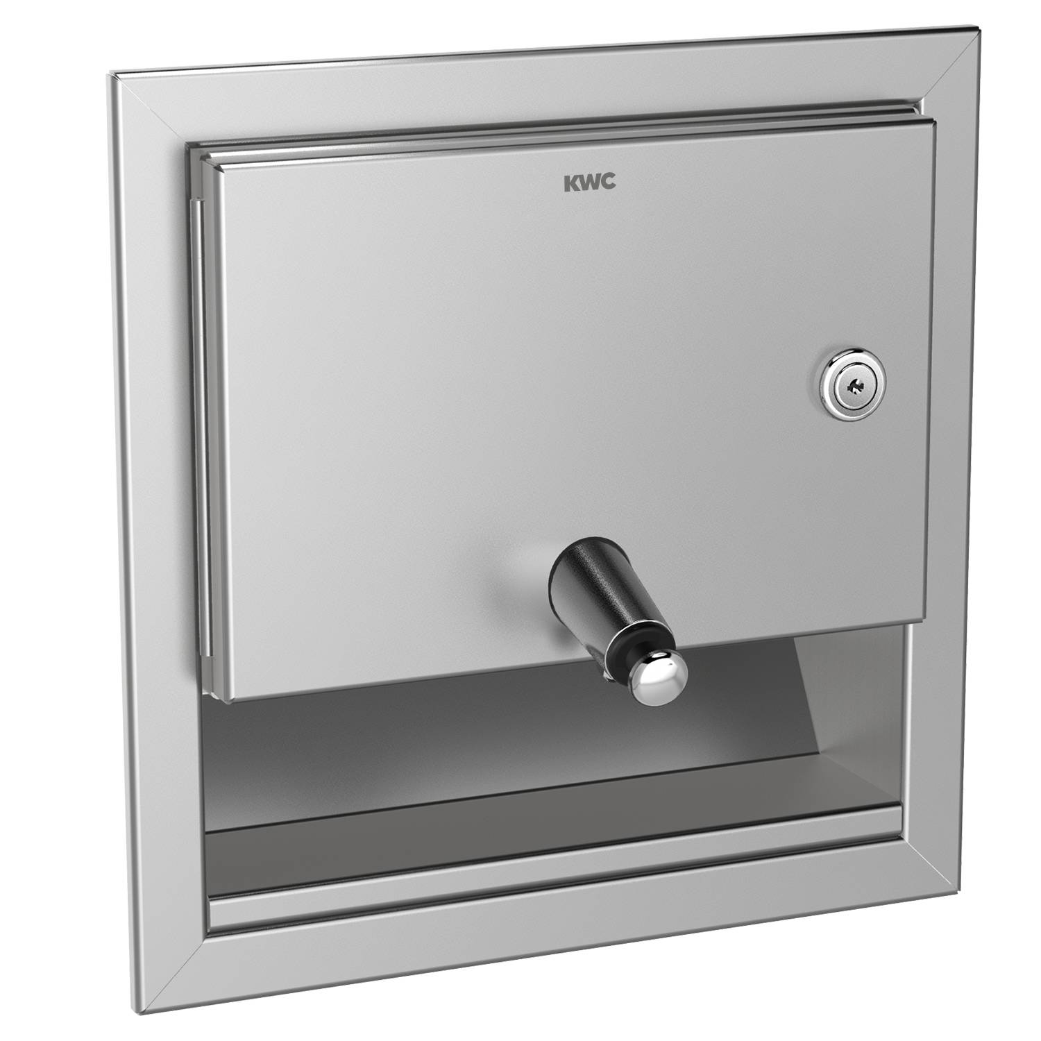 KWC AR Seifenspender, RODAN, Edelstahl, Unterputz, 241x243x132 mm