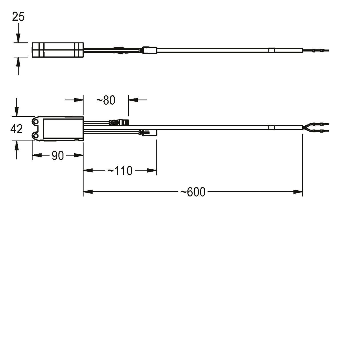 KWC Leistungsschalter, A3000open, für All-in-one Einheit, 10A-230 VAC
