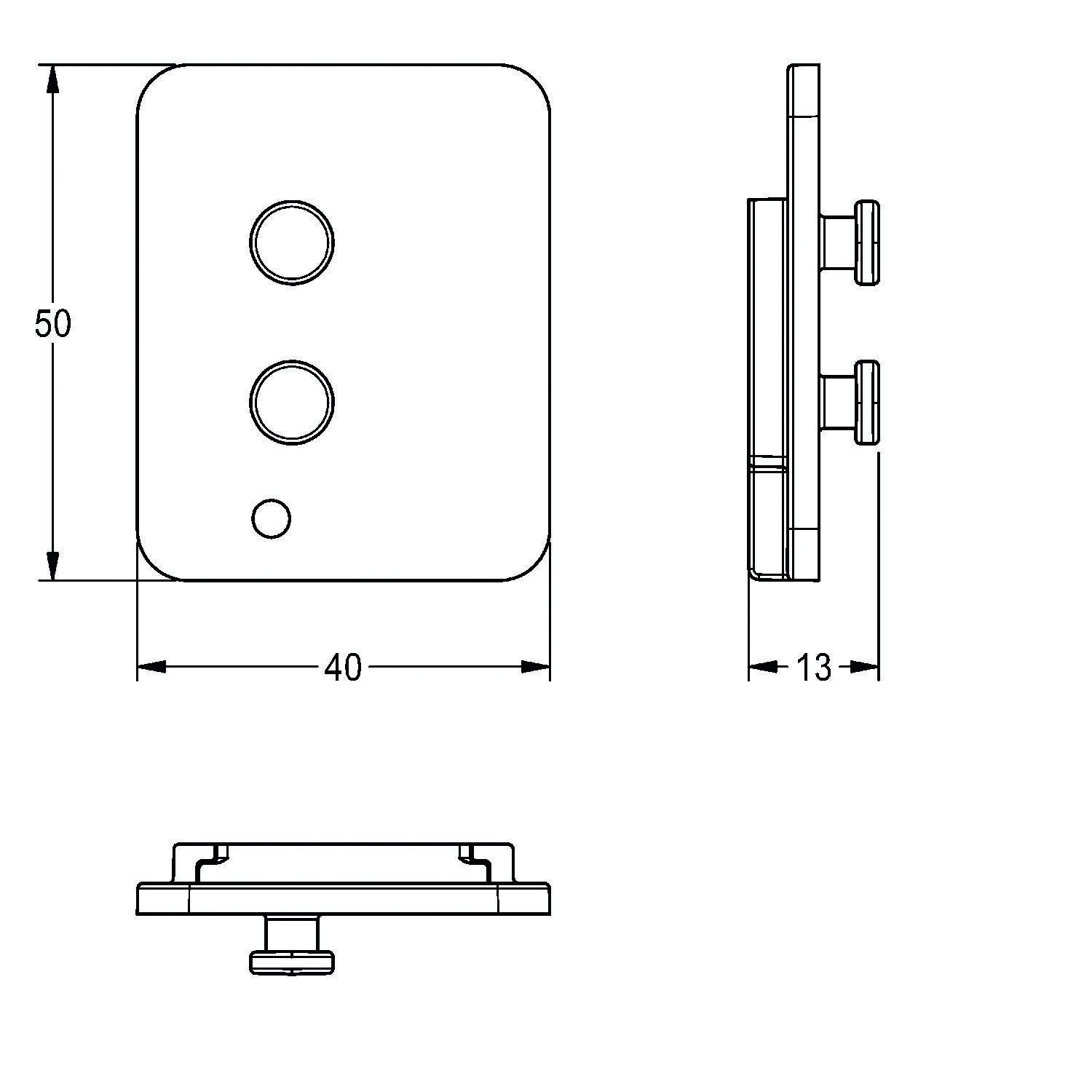 KWC AR Motorhalterung, A3000open, für Installationslelement, 2030035933