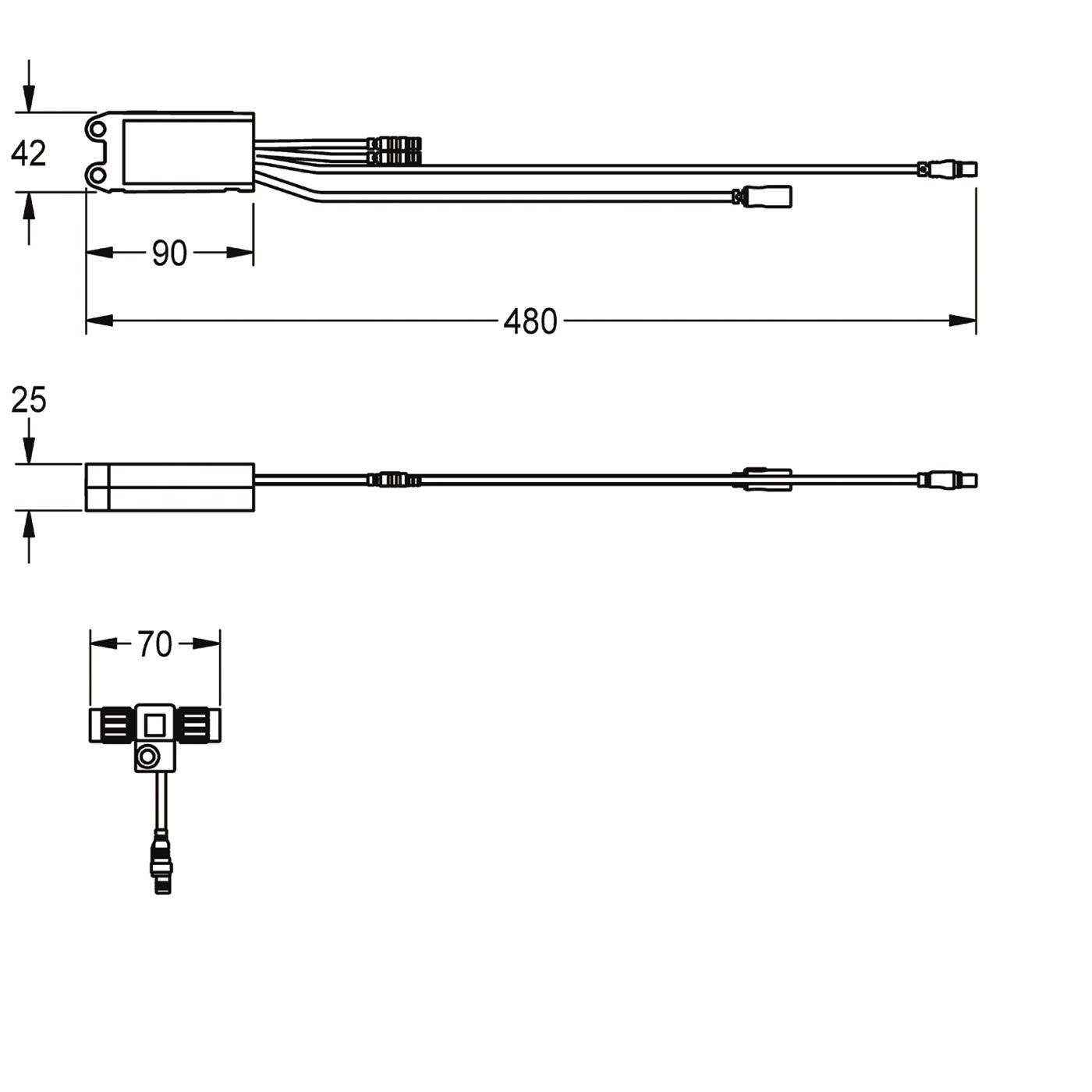 KWC Elektronikmodul, A3000open, EM5, ID 02160, 24 VDC