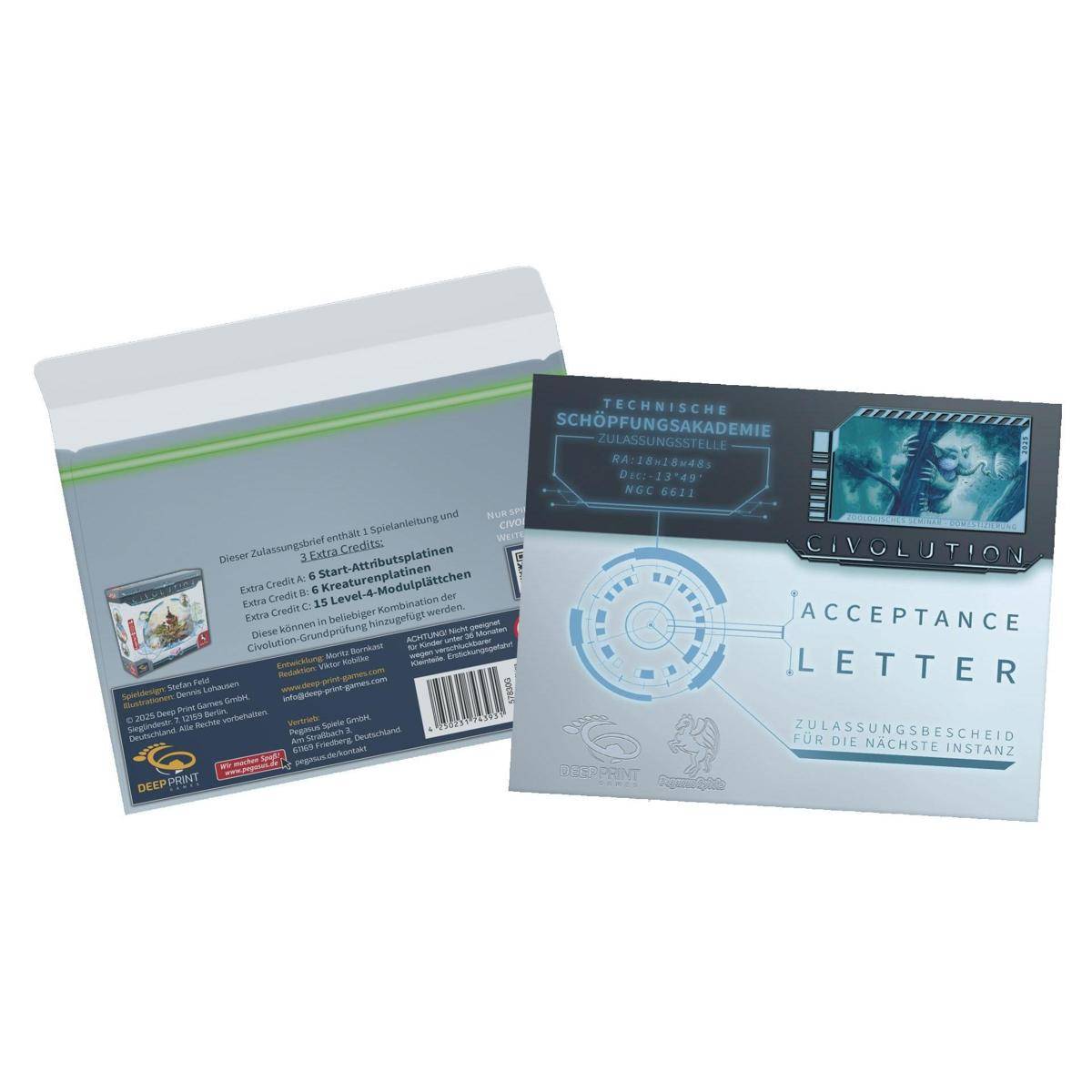 Civolution: Acceptance Letter Erweiterung (Deep Print Games) (DE)