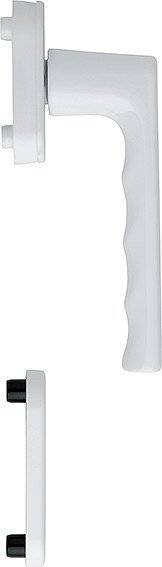 Eine Nahaufnahme eines weißen, strukturierten, länglichen Objekts mit einem wellförmigen Oberflächenmuster.