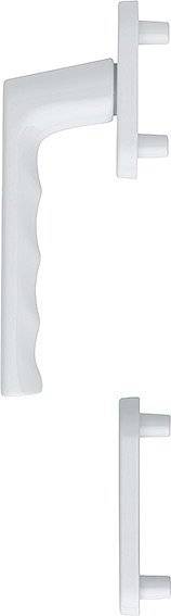 Eine große weiße Kerze mit einer welligen Textur auf ihrer Oberfläche.