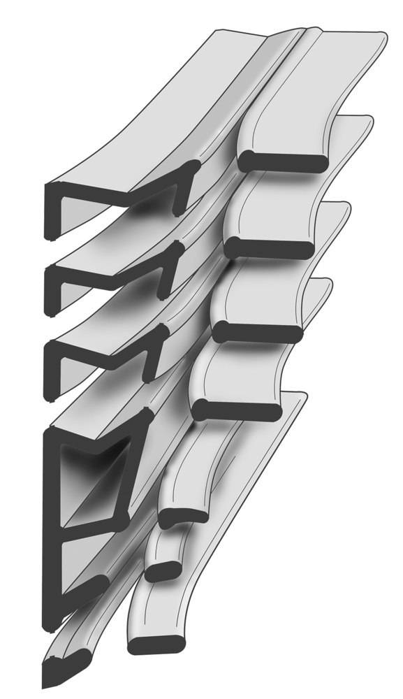 Ellen Dichtung 6308AC, DIY Progr. TPE braun,Nutbr. 5,0 x Falzh.19,0mm,L 6,5mtr