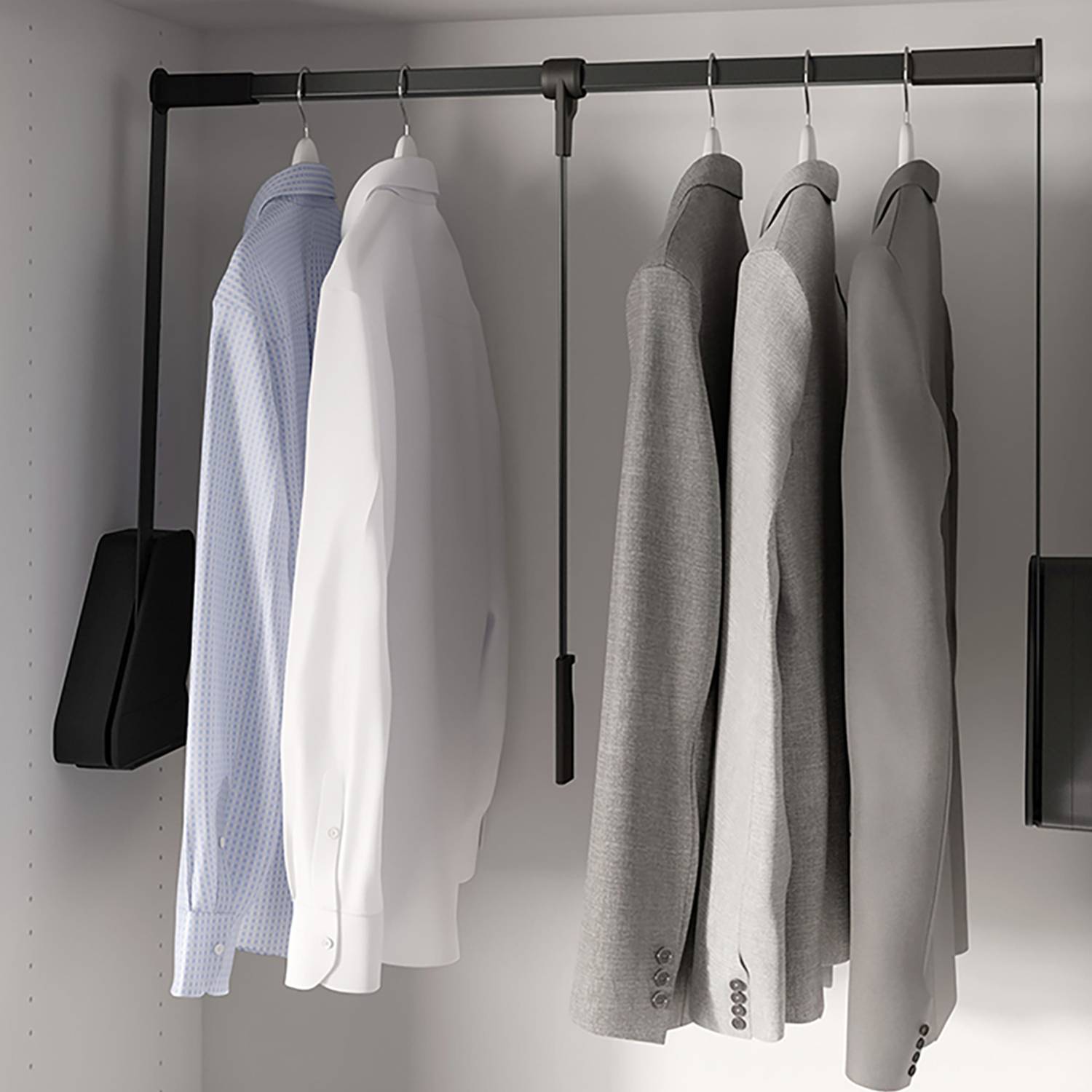 Conero Kleiderlift LKB 625-808MM Zuladung 12kg, schwarz