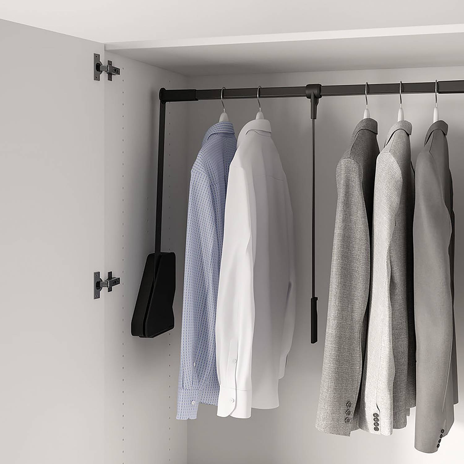 Conero Kleiderlift Distanzstück B30MM schwarz