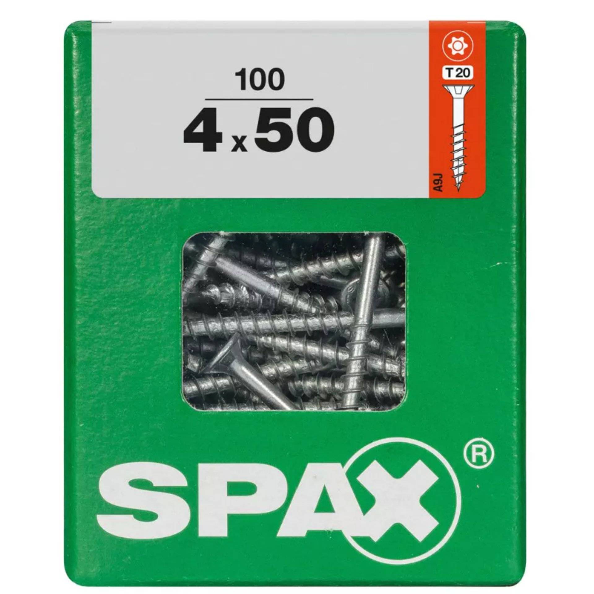 Spax 4x50 Universal Senkkopf T-STAR plus TGW WIROX A9J 4x50 L 100