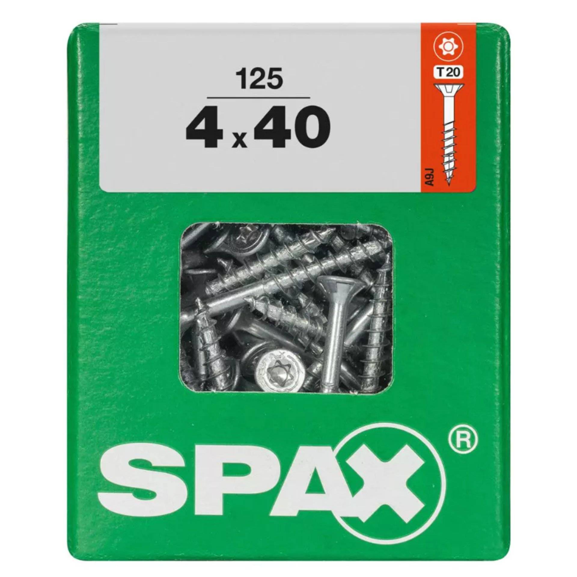 Spax 4x40 Universal Senkkopf T-STAR plus TGW WIROX A9J 4x40 L 125