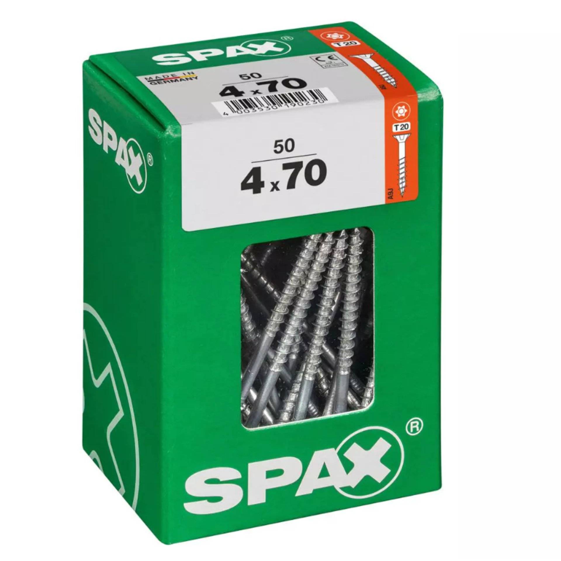 Spax 4x70 Universal Senkkopf T-STAR plus TGW WIROX A9J 4x70 L 50