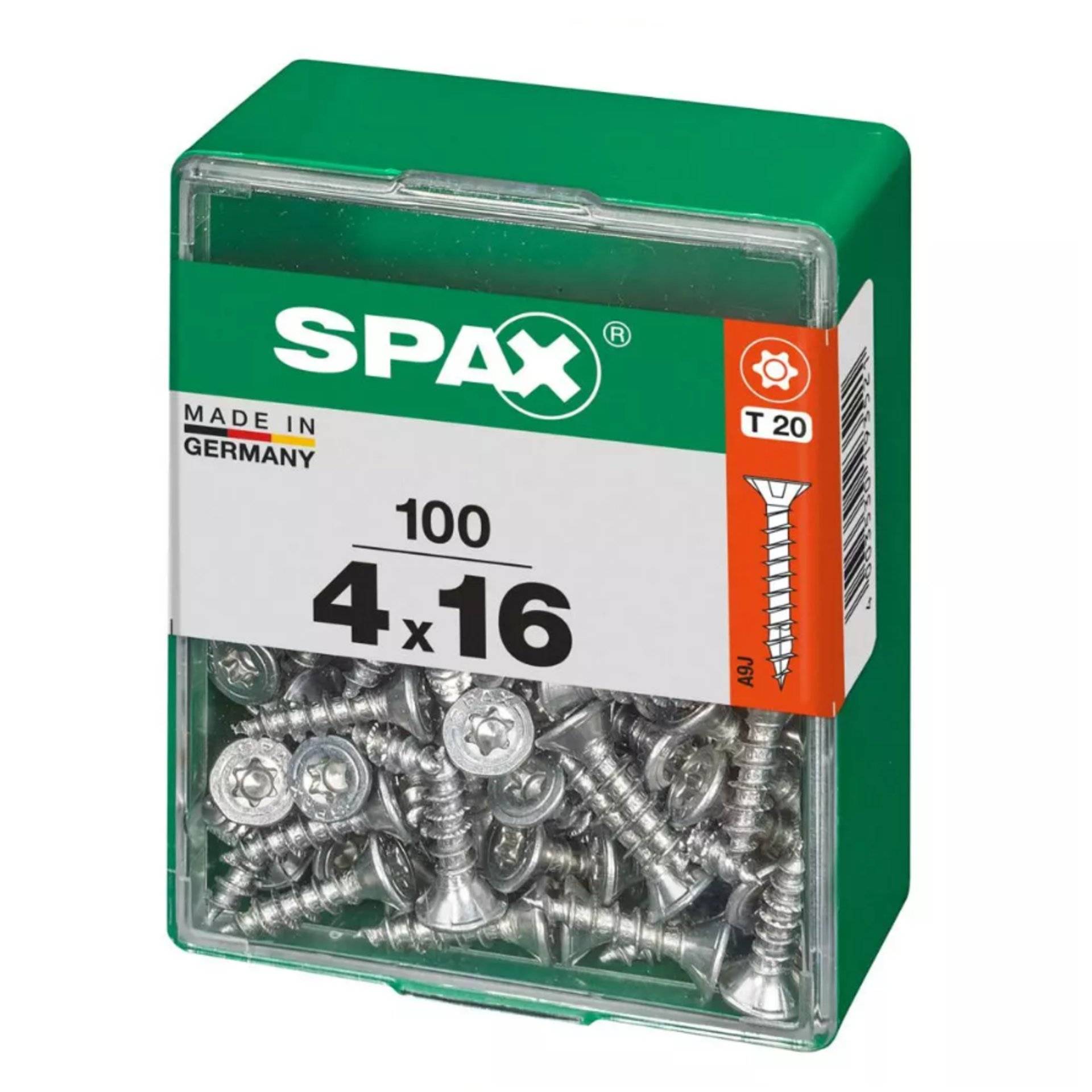 Spax 4x16 Universal Senkkopf T-STAR plus VGW WIROX A9J 4x16 M 100