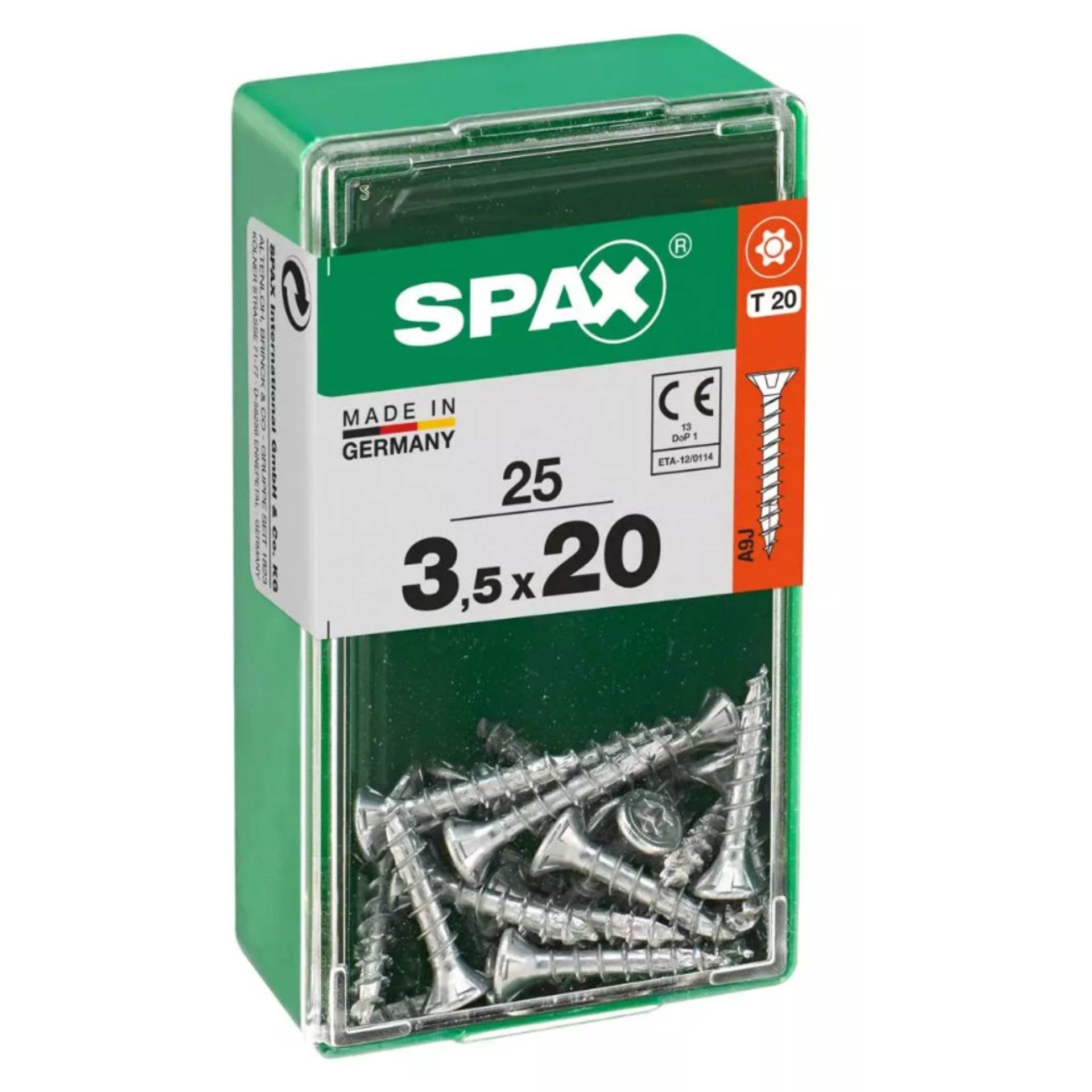 Spax 3,5x20 Universal Senkkopf T-STAR plus VGW WIROX A9J 3,5x20 S