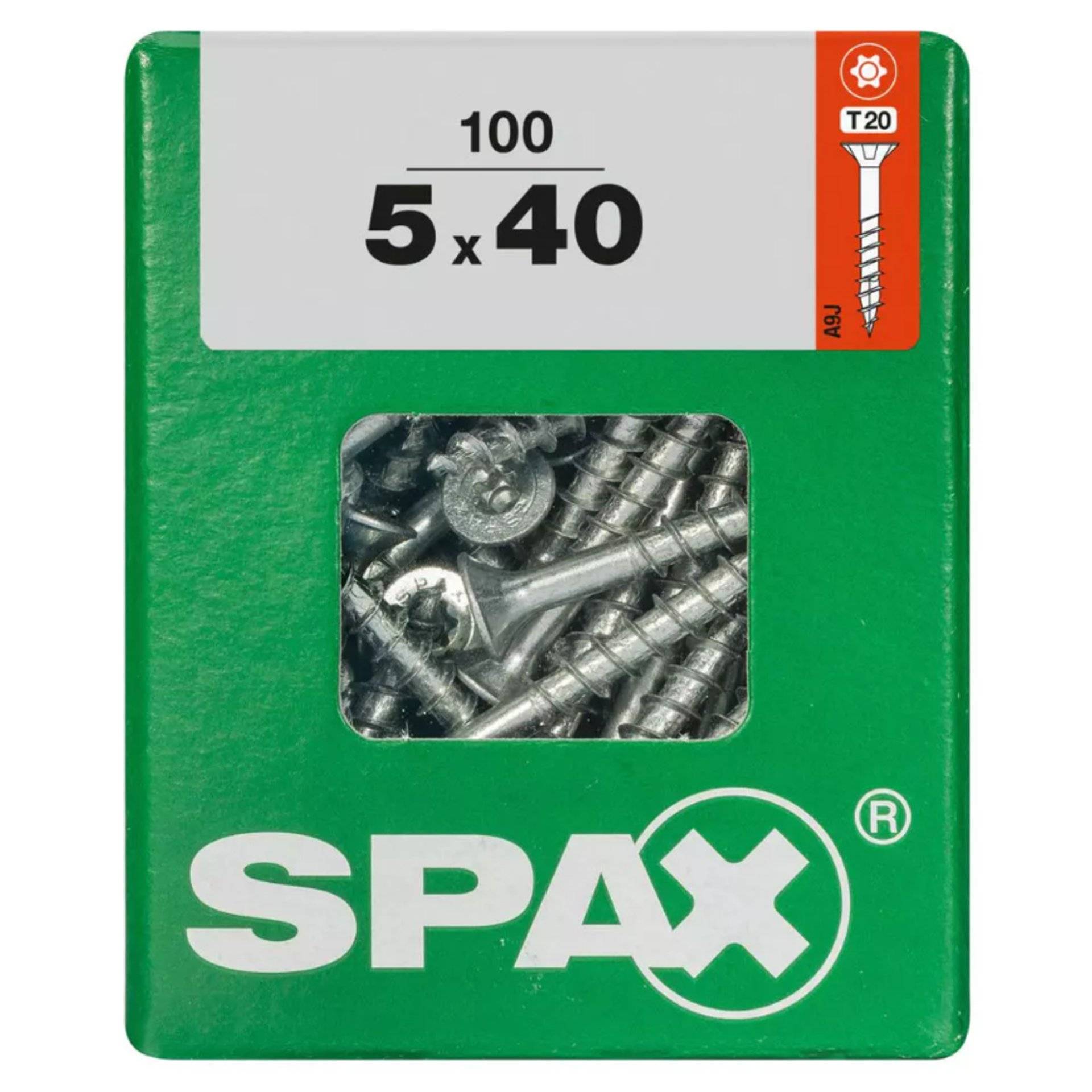 Spax 5x40 Universal Senkkopf T-STAR plus TGW WIROX A9J 5x40 L 100