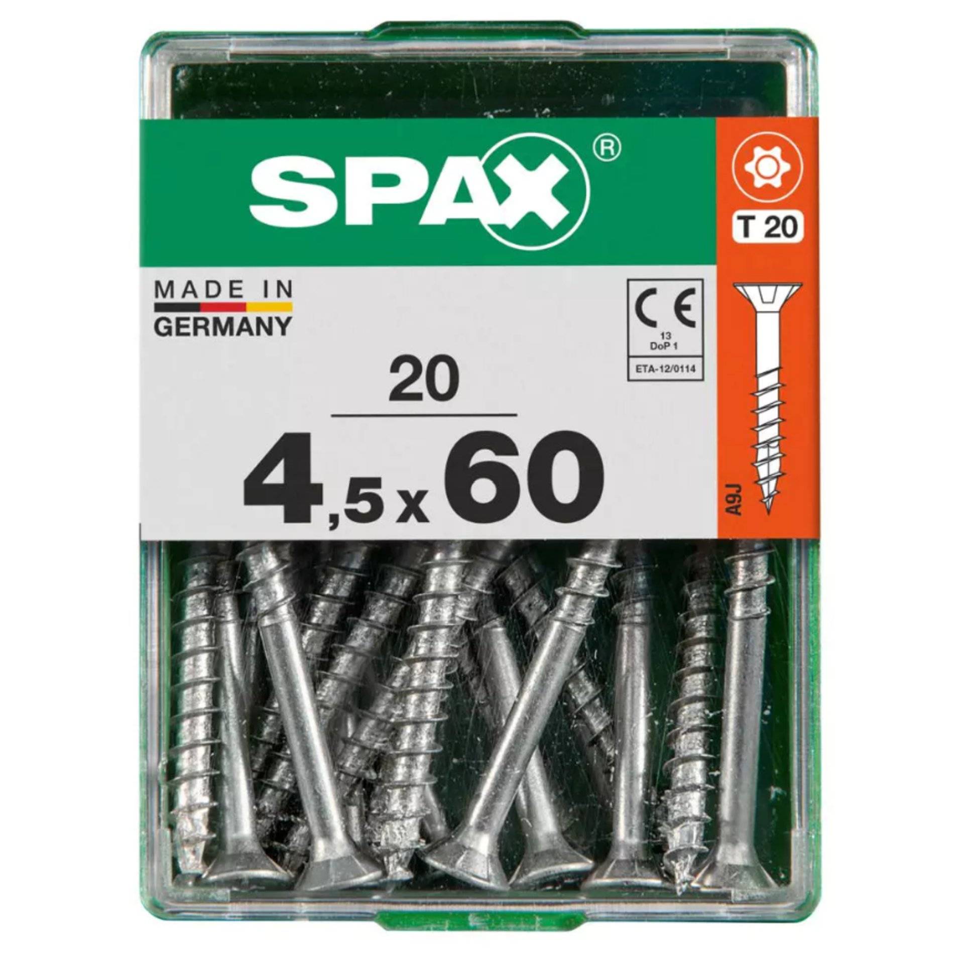 Spax 4,5x60 Universal Senkkopf T-STAR plus TGW WIROX A9J 4,5x60 M
