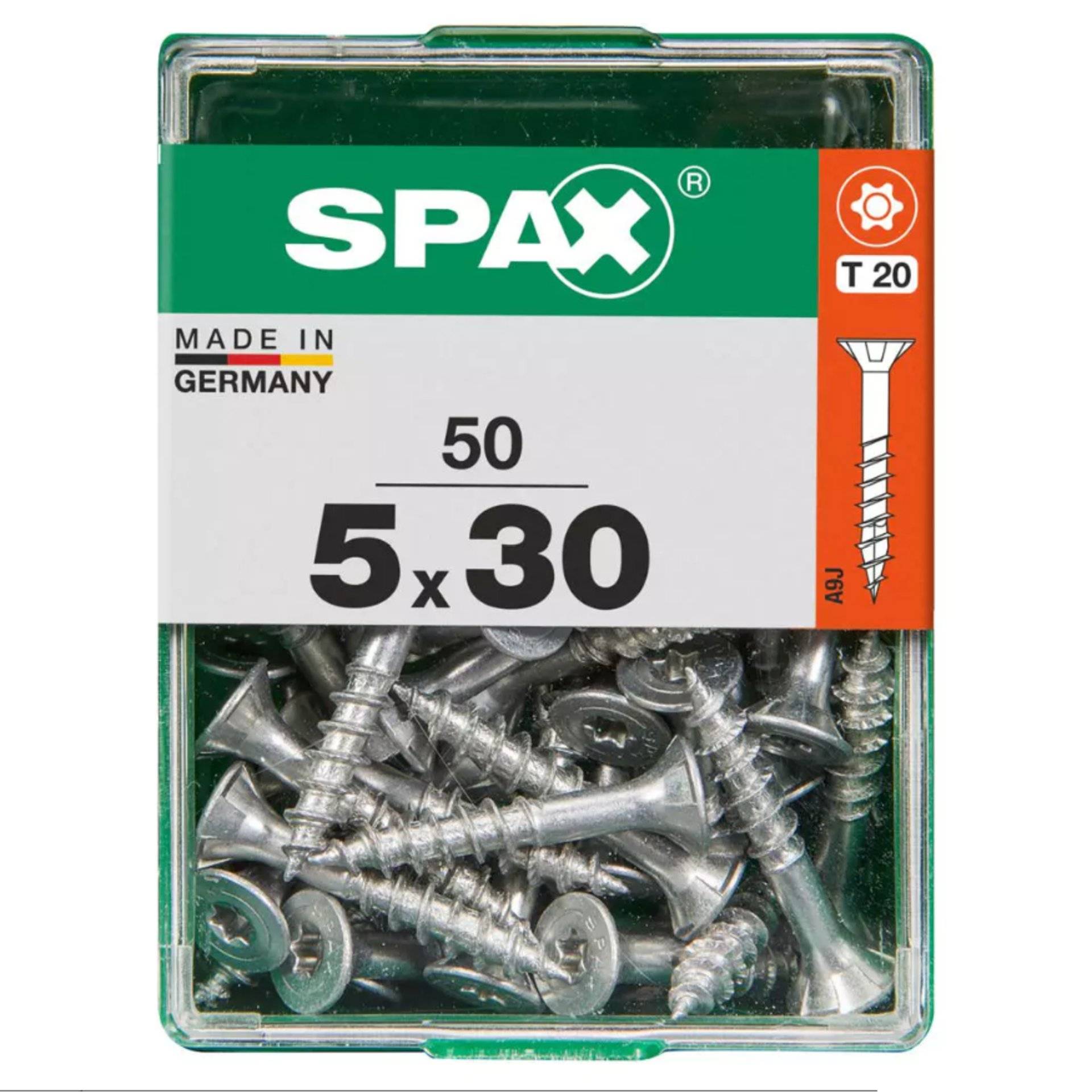 Spax 5x30 Universal Senkkopf T-STAR plus TGW WIROX A9J 5x30 M 50