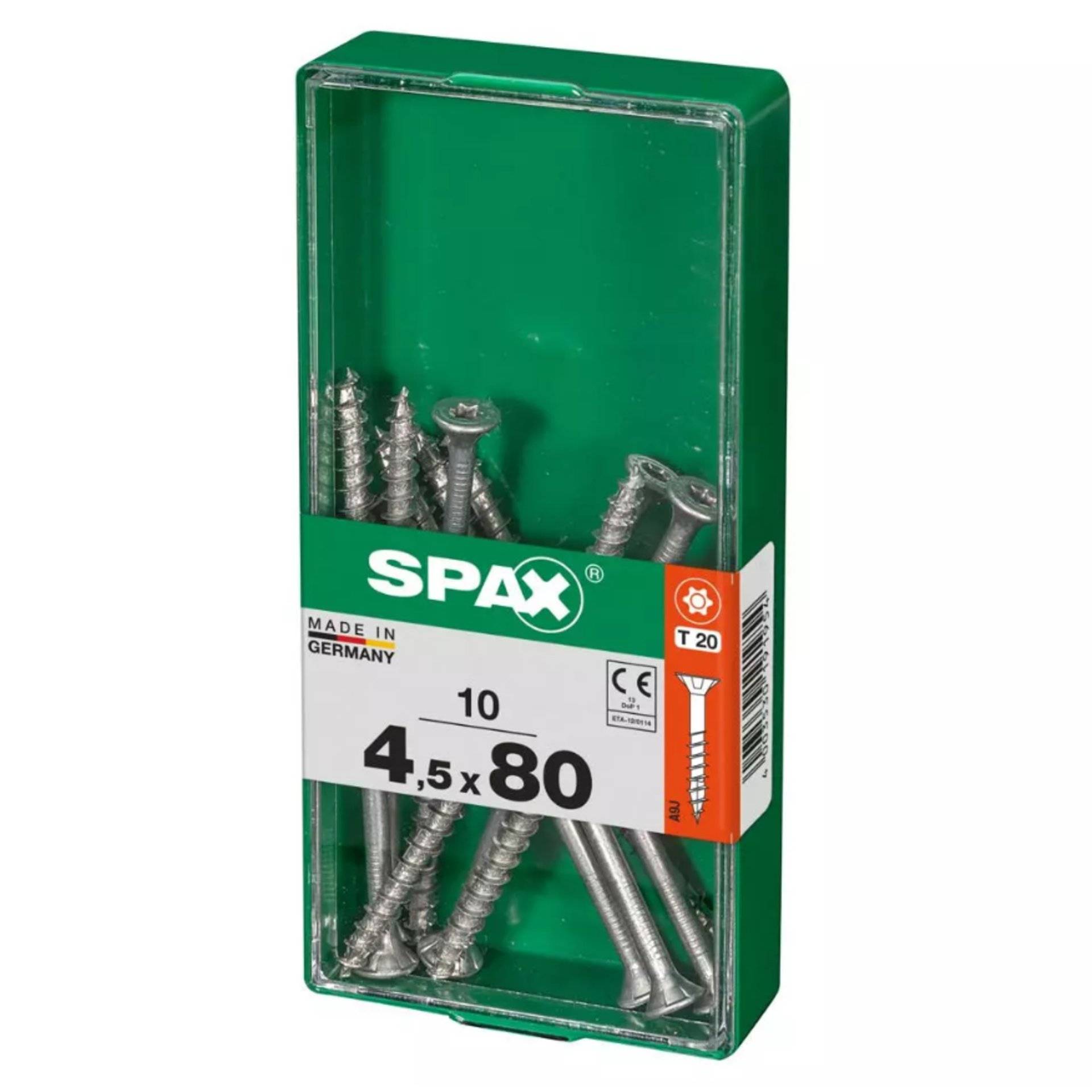 Spax 4,5x80 Universal Senkkopf T-STAR plus TGW WIROX A9J 4,5x80 M