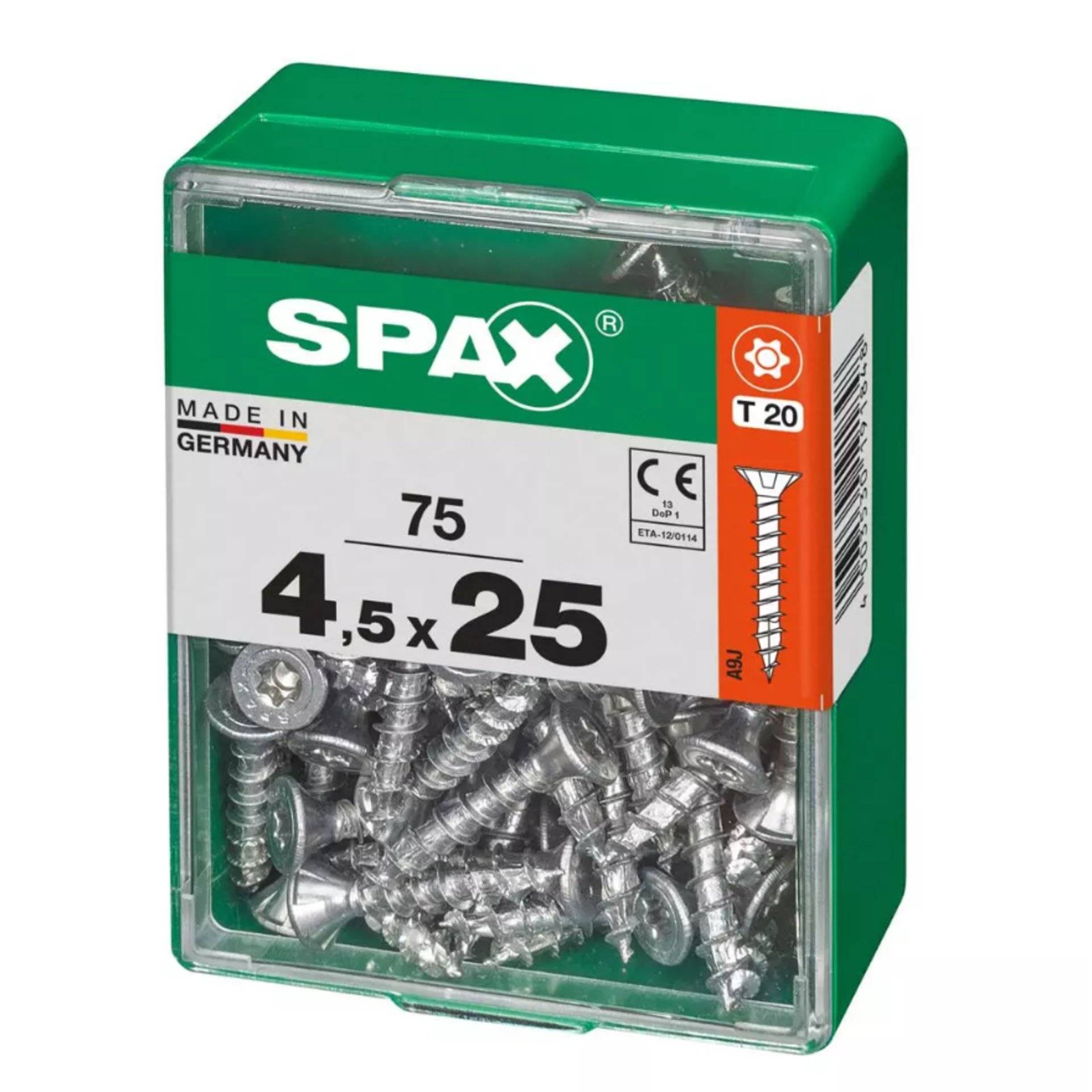 Spax 4,5x25 Universal Senkkopf T-STAR plus VGW WIROX A9J 4,5x25 M