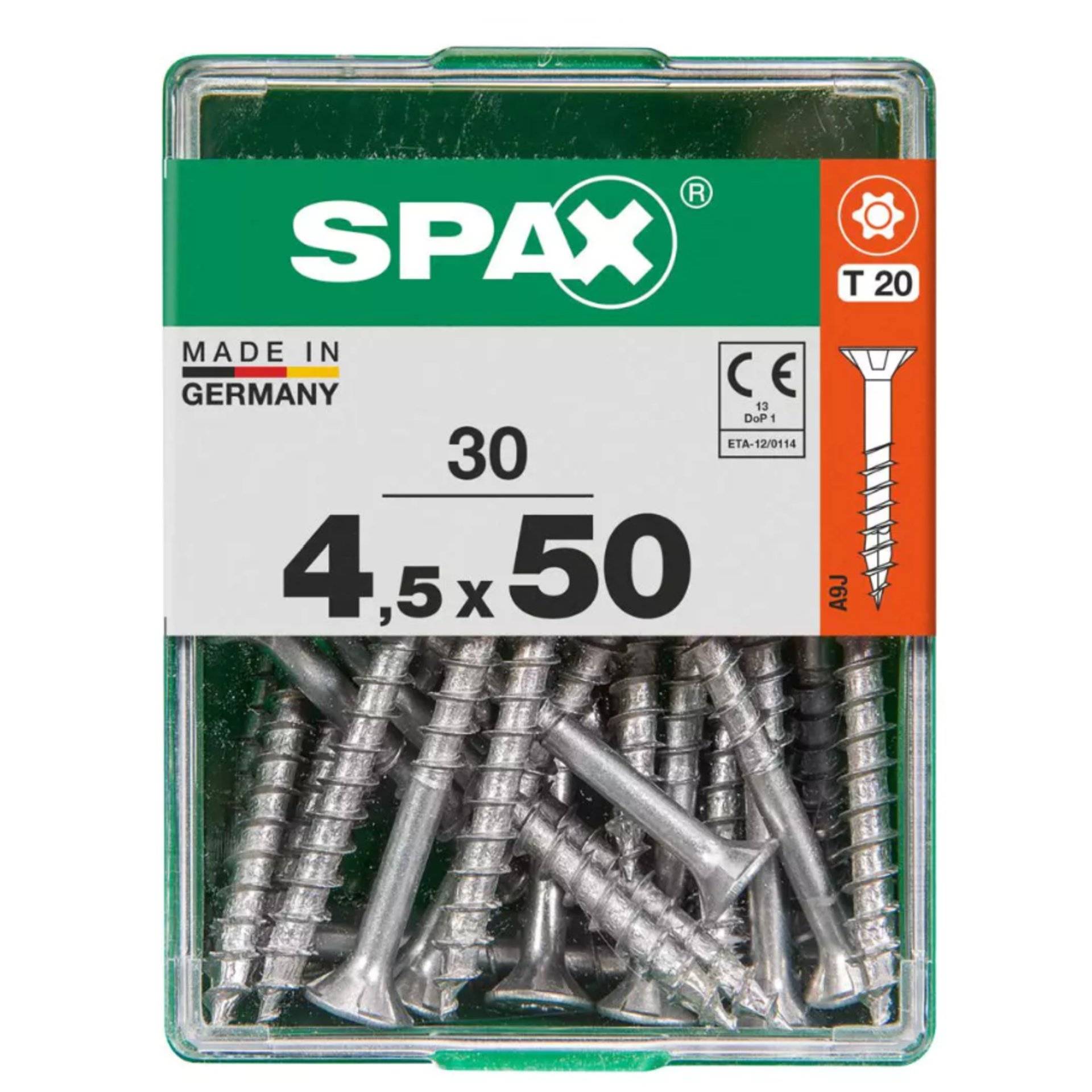 Spax 4,5x50 Universal Senkkopf T-STAR plus TGW WIROX A9J 4,5x50 M