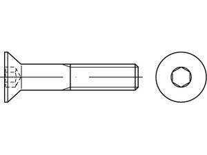 Seiten- und Endansichten einer zylindrischen Metallstift mit geraden Seiten und flachen Enden.