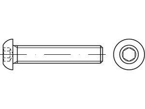 Ein einfaches technisches Diagramm, das einen zylindrischen Stab und eine kreisförmige Endansicht zeigt.