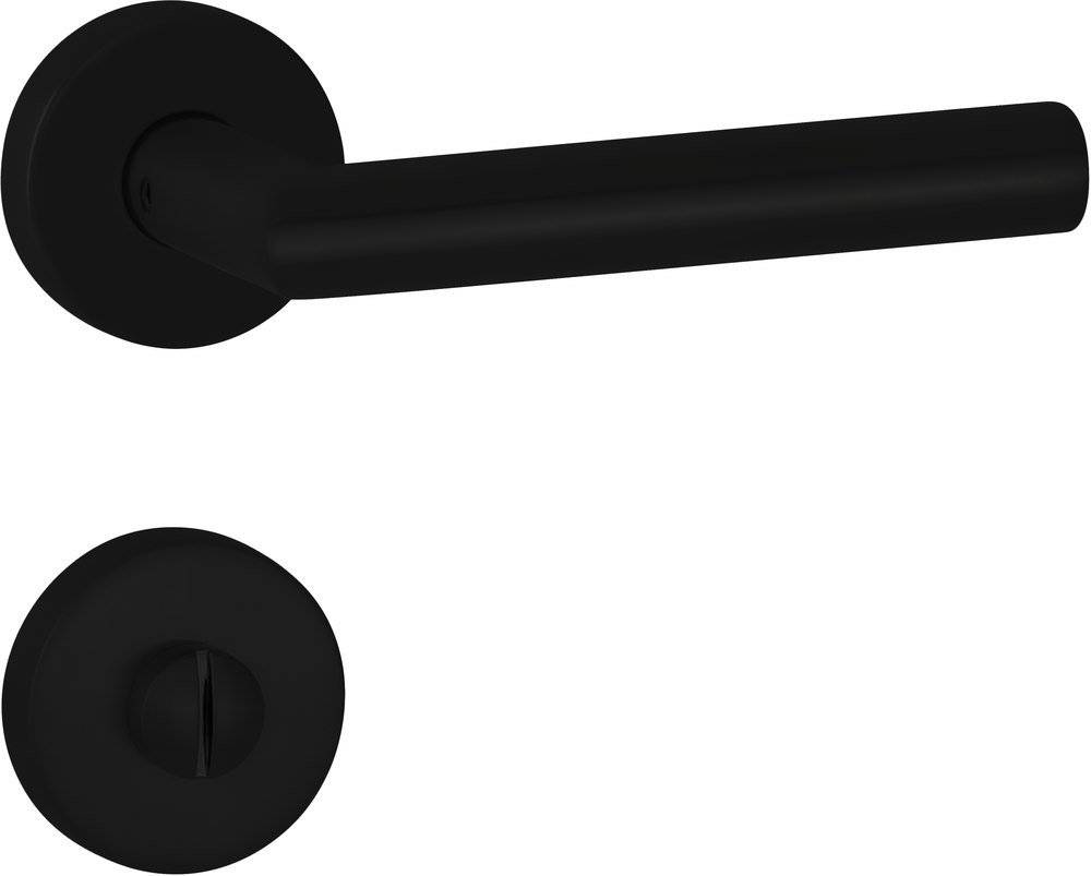 Ein moderner, eleganter Chromwandhaken, der an einer Holzoberfläche befestigt ist.