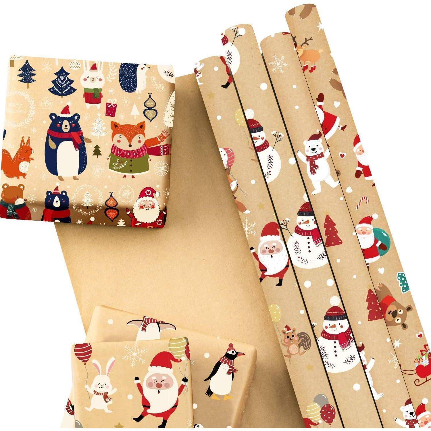 Weihnachtskraft Geschenkpapierblatt Weihnachtselement-Kollektion 6