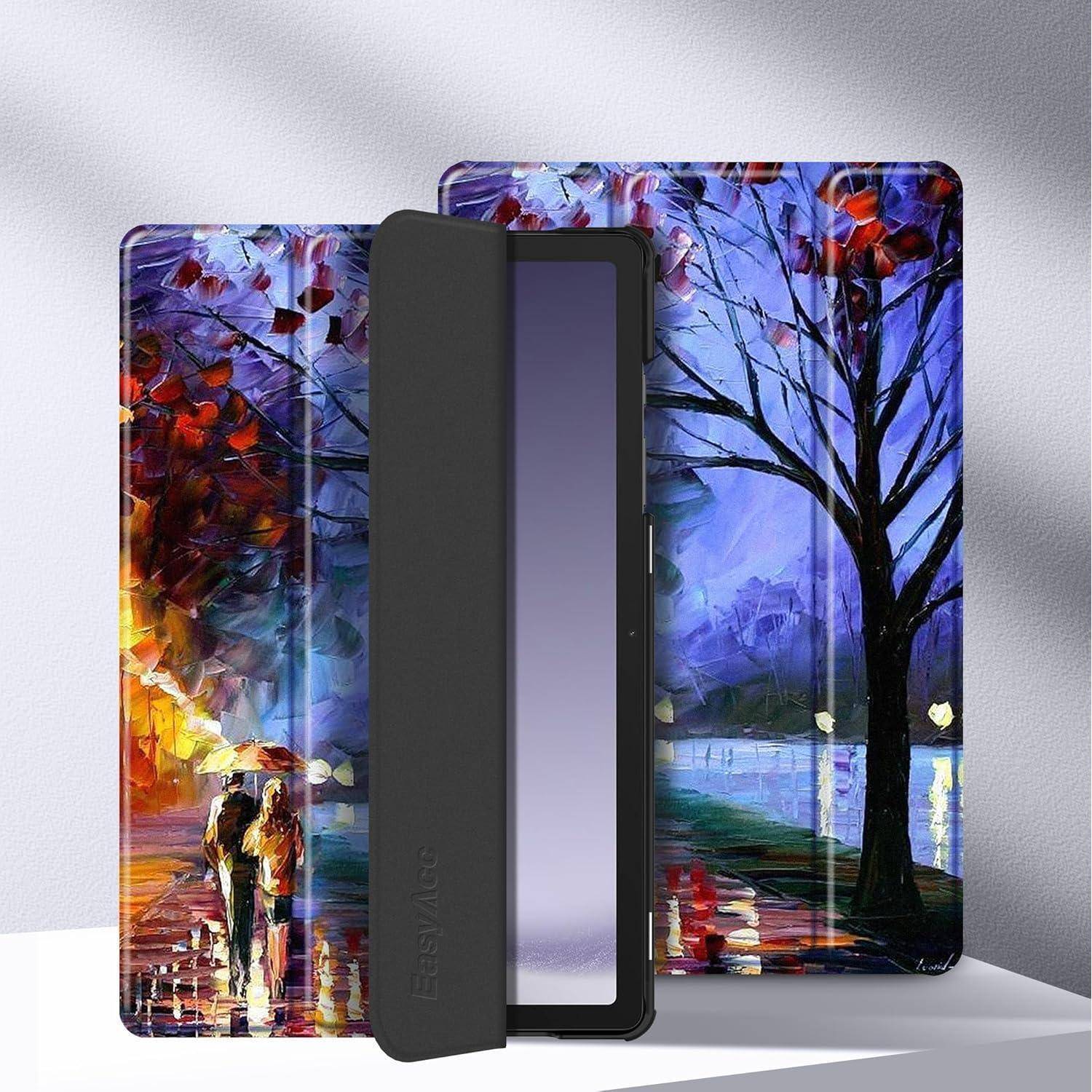 Hülle für Samsung Galaxy Tab A9+ 11 Zoll 2023 PU Leder Standfunktion