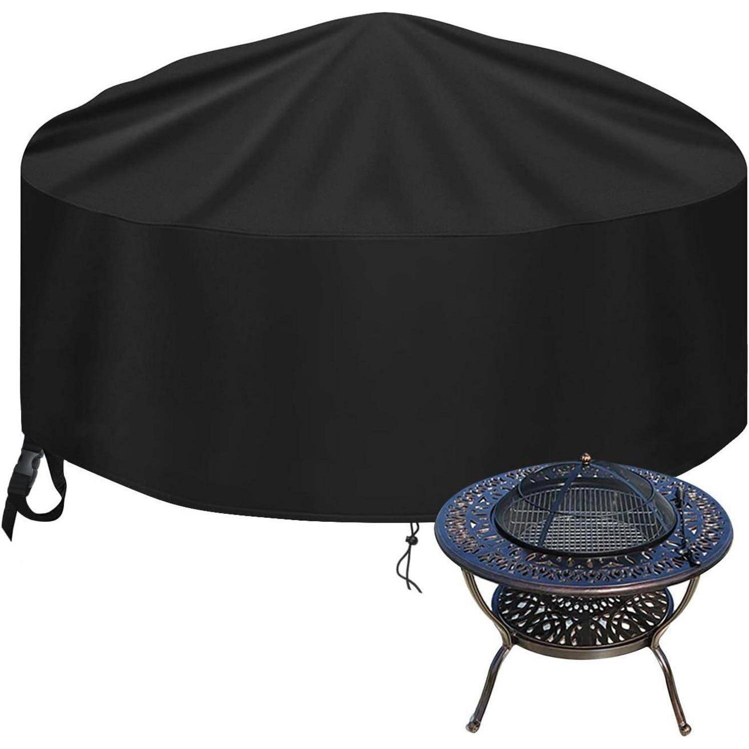 Abdeckung Feuerschale Garten Terrasse Balkon Ø91x31cm Oxford-Gewebe