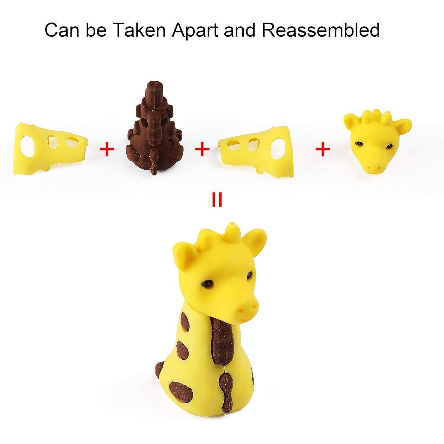 Adventskalender Weihnachten 24 Tage Countdown Tierfiguren Radiergummis