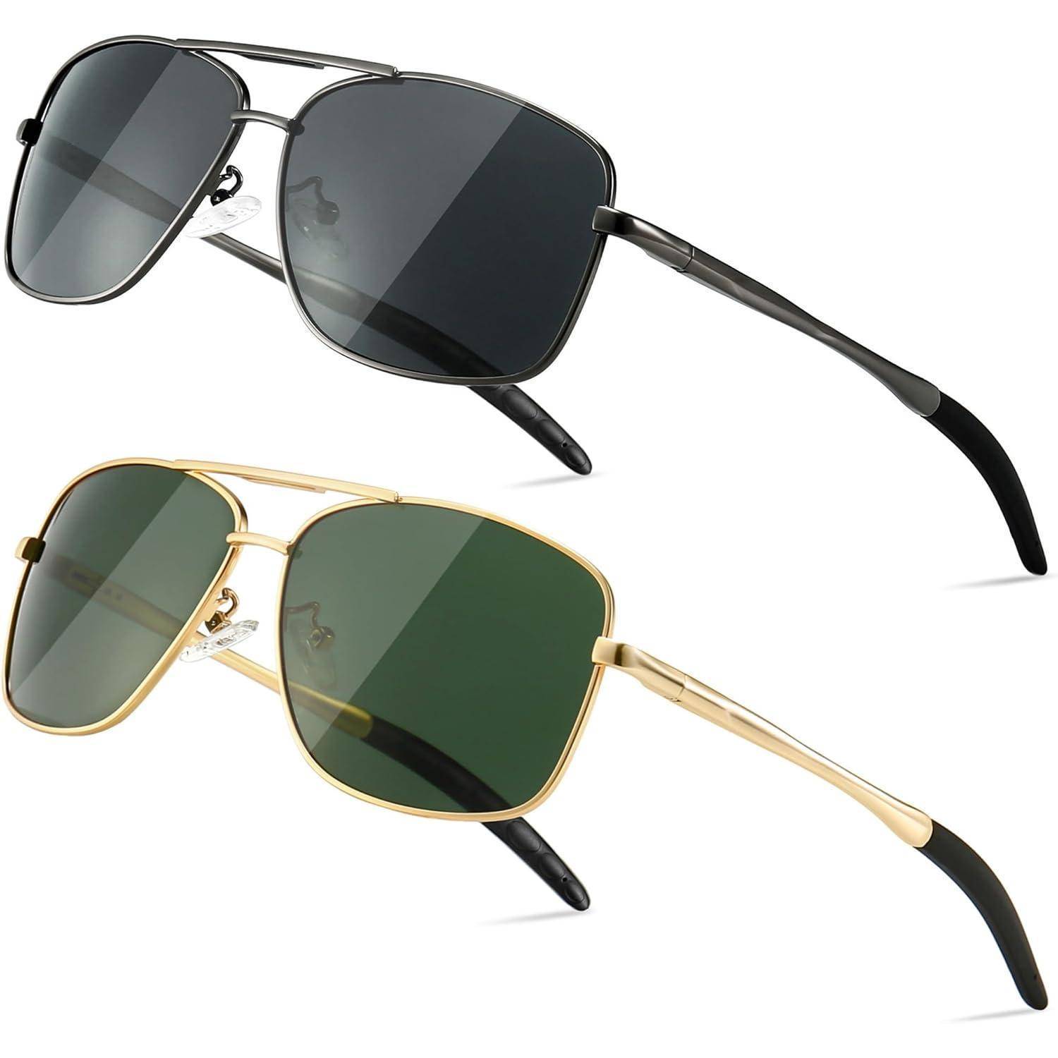 Polarized Sonnenbrille Herren Metallrahmen Angeln Golf Driving