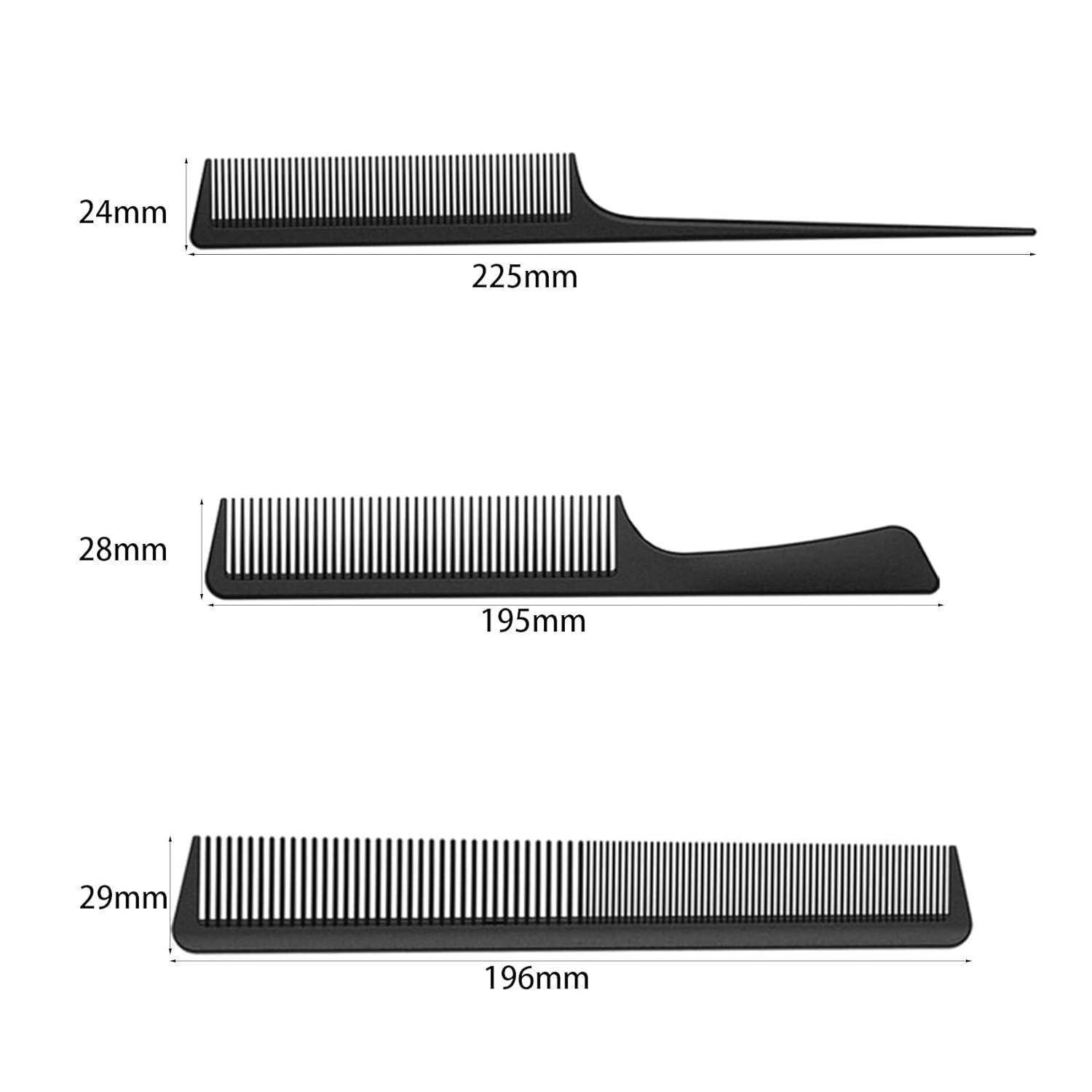 Haarkamm Set Präzisionskamm Normale Zahnkamm Doppelzahnkamm HairComb