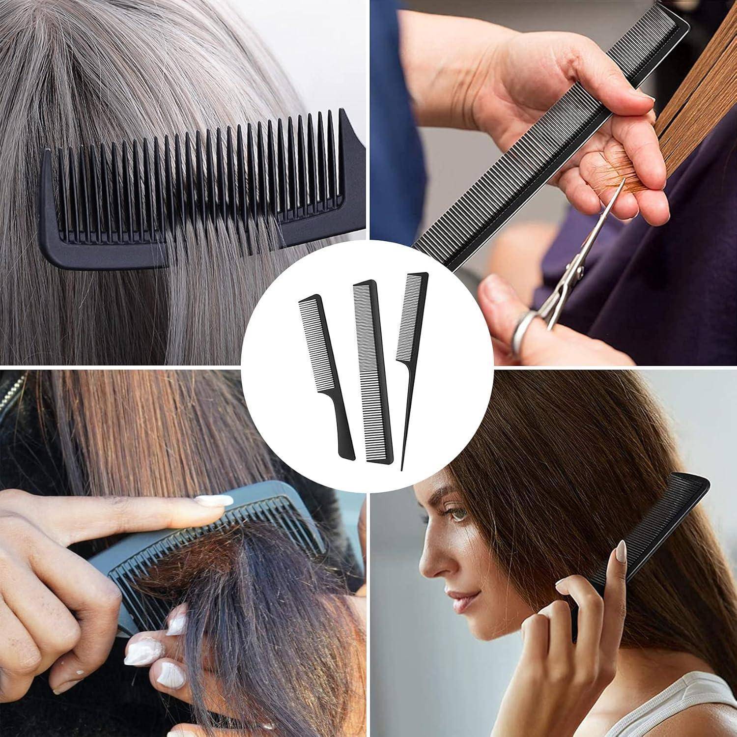 Haarkamm Set Präzisionskamm Normale Zahnkamm Doppelzahnkamm HairComb