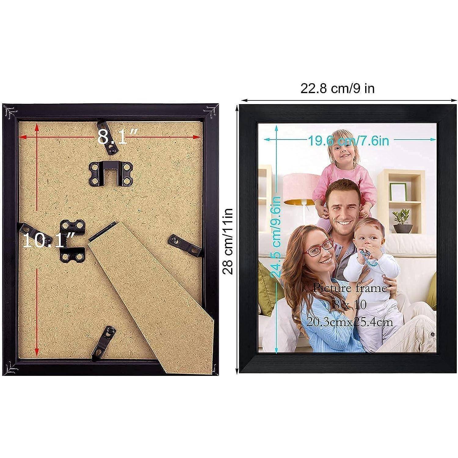 Bilderrahmen 12er Set 25x20 Fotos Collage Wand 20x25cm Schwarz
