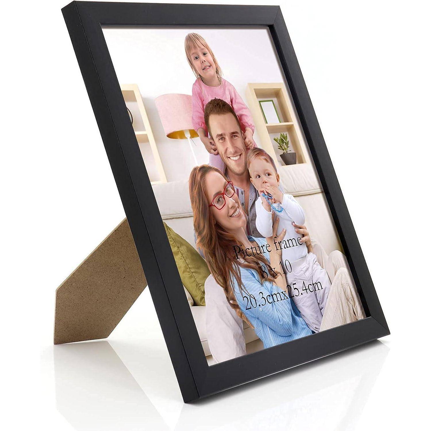 Bilderrahmen 12er Set 25x20 Fotos Collage Wand 20x25cm Schwarz