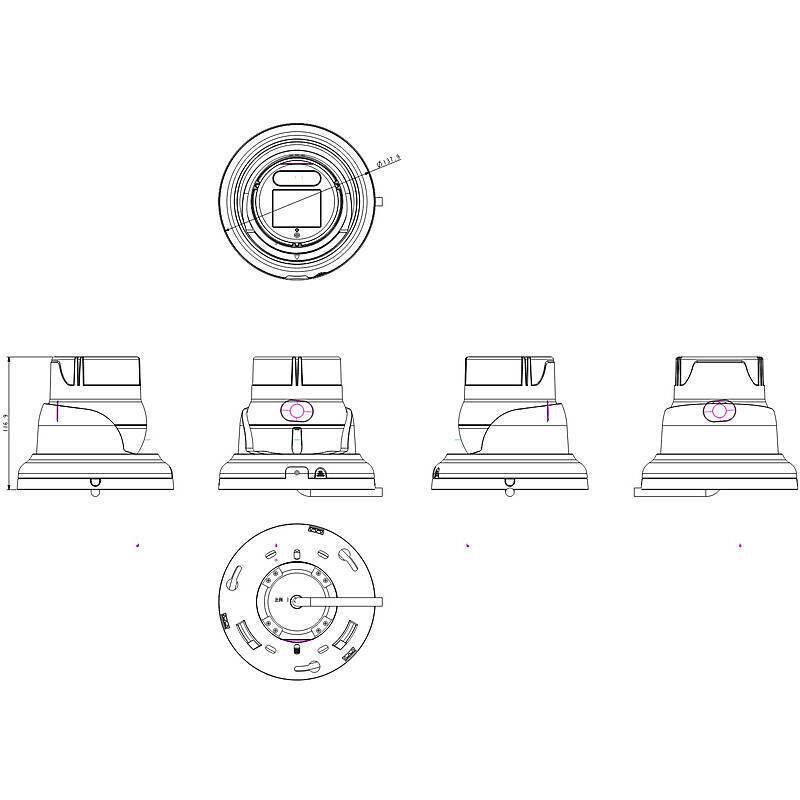VIVOTEK IT9389-HTVW-V3 IP-Kamera 5MPx T/N IR PoE, Mit intelligentem Cyberschutz für Ihr Firmennetzwerk: Mehrstufige Erk
