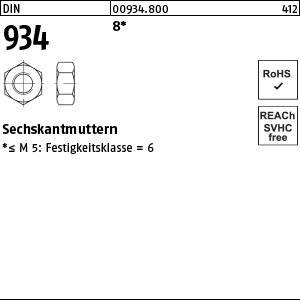 Sechskantmutter „DIN 934