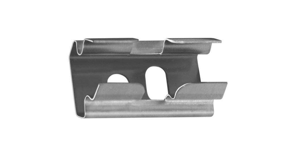 Planet Ersatzclips, rostfrei, zu Abdeckprofil Typ U-Clip 10 Stk. inkl. Schraube