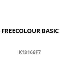 FREECOLOUR BASIC' steht in fetter schwarzer Schrift über 'K18166F7' in kleinerer grauer Schrift auf weißem Hintergrund.