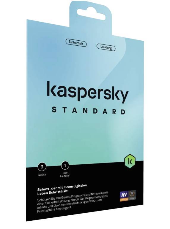 Kaspersky Standard - 3-Geräte / 1 Jahr - Envelope