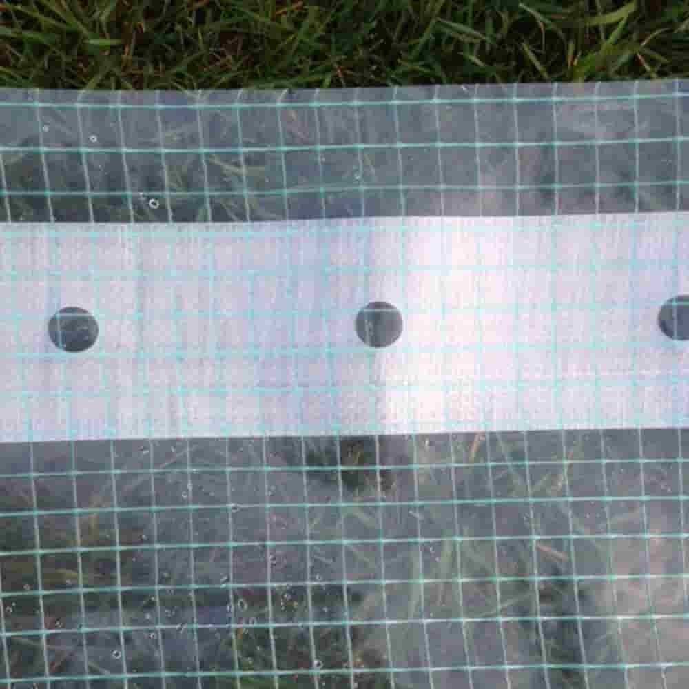 Gitterfolie, Gewächshausfolie, 1,5m, Nagelrand, UV-beständig, reißfest