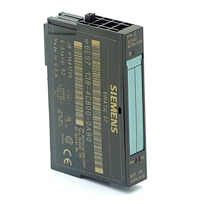 Siemens Elektronikmodul Simatic S7 Simatic S7 (6ES7138-4CB00-0AB0)