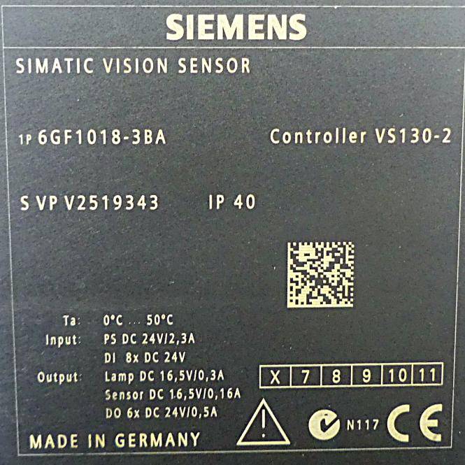 Siemens Simatic Vision Sensor Auswertegerät (6GF1018-3BA)