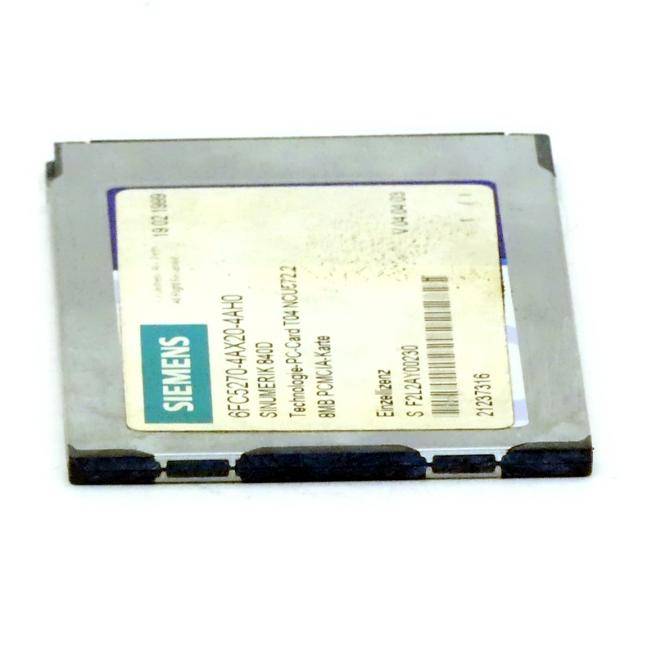 Siemens Sinumerik 840D 8MB PCMCIA Card (6FC5270-4AX20-4AH0)