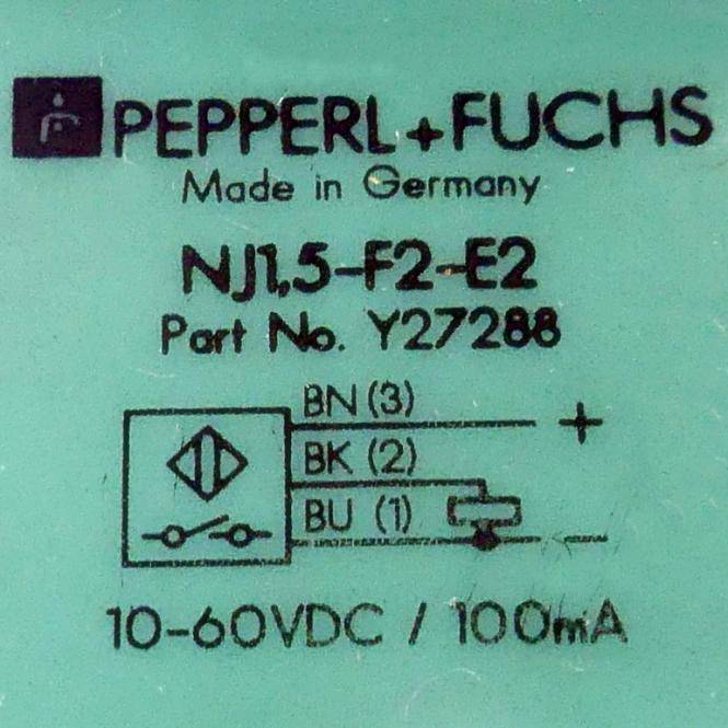 PEPPERL+FUCHS Induktiver Sensor NJ1,5-F2-E2 (Y27288)