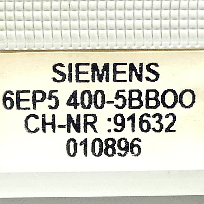 SIEMENS 6EP5 400-5BB00 CH-NR :91632 010896