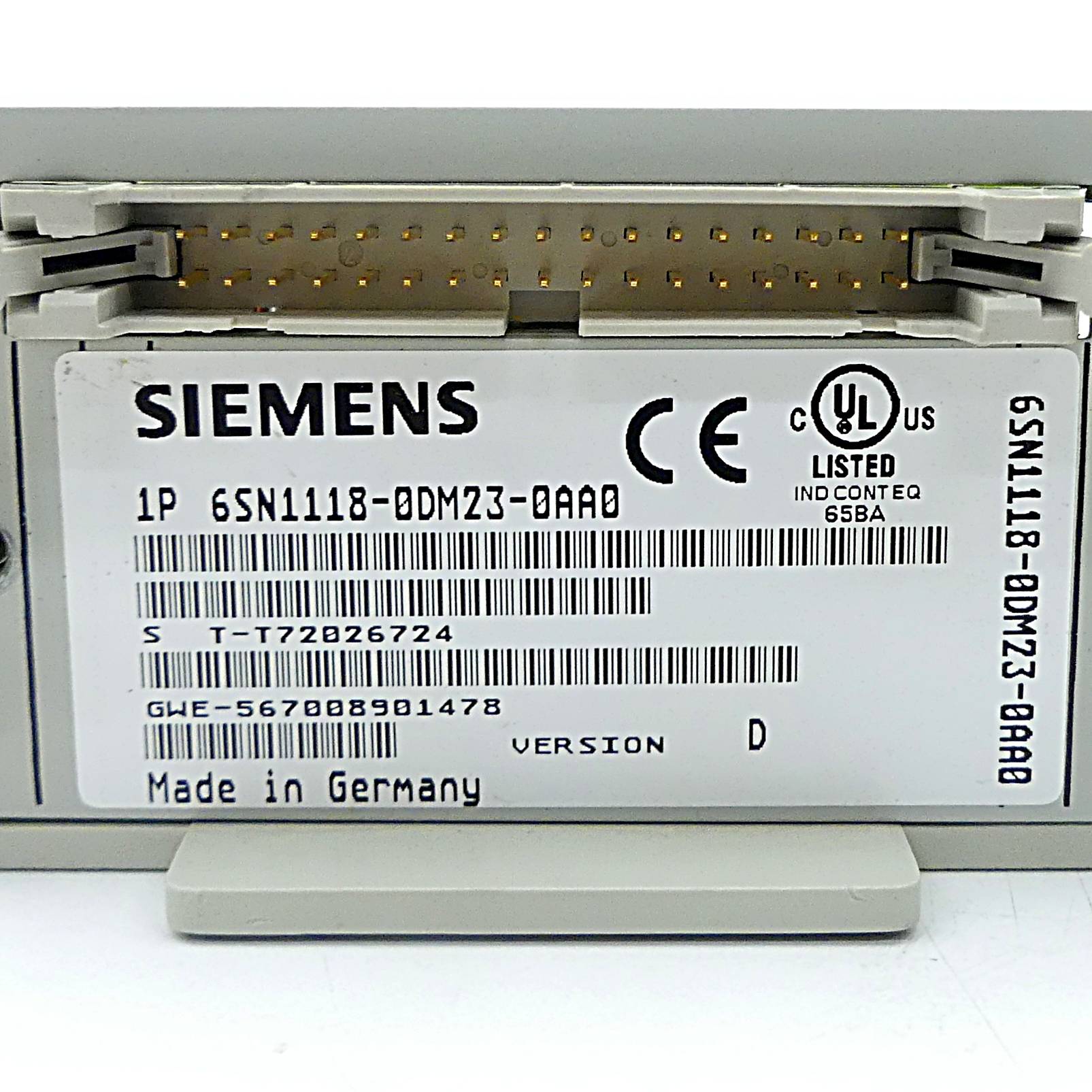1P 6SN1118-0DM23-0AA0, Hergestellt in Deutschland