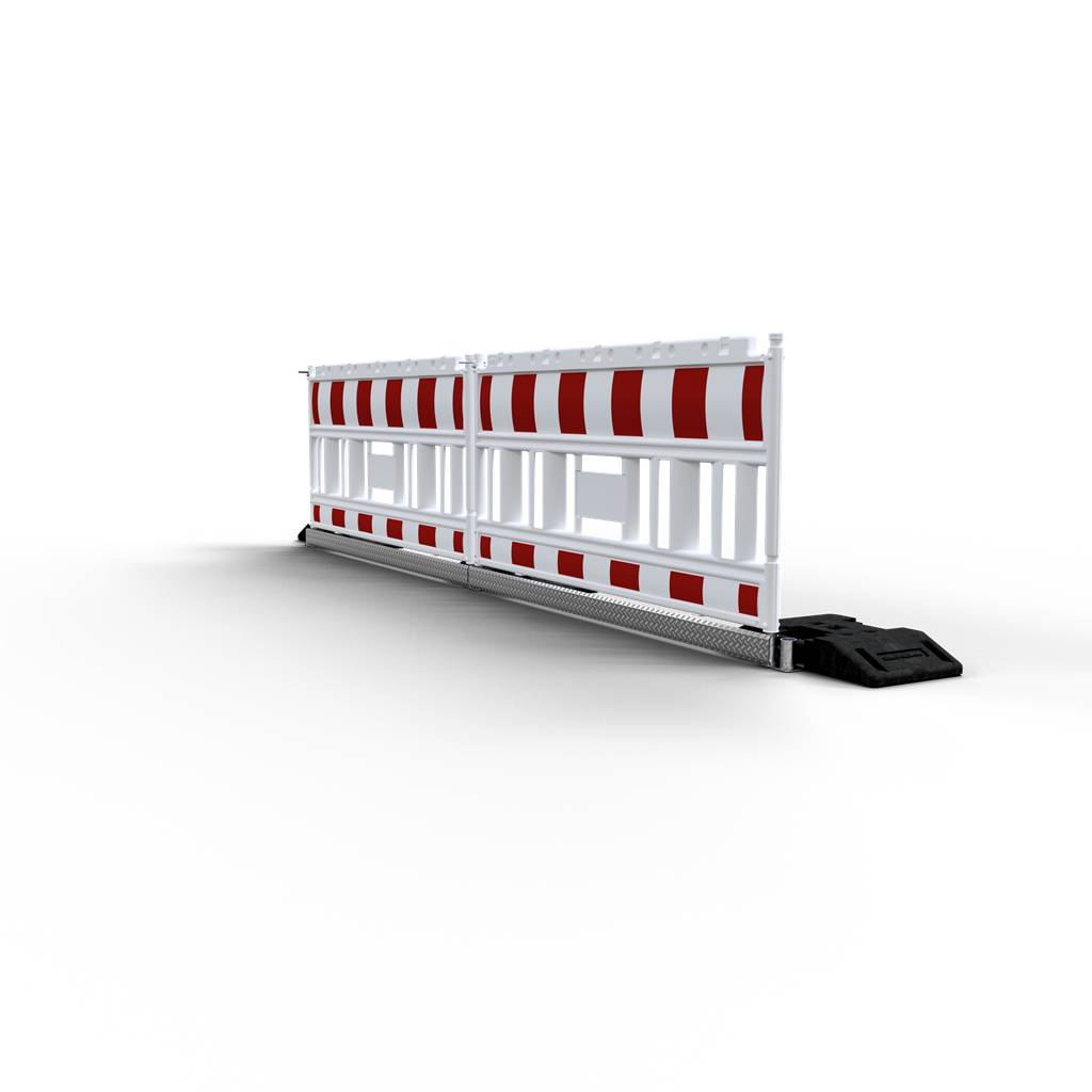 Schake 33520K2 Schake EURO2 Absperrschrankengitter Typ NOX LIGHT Folie Typ RA2/B ohne Lampenadapter rot / weiß